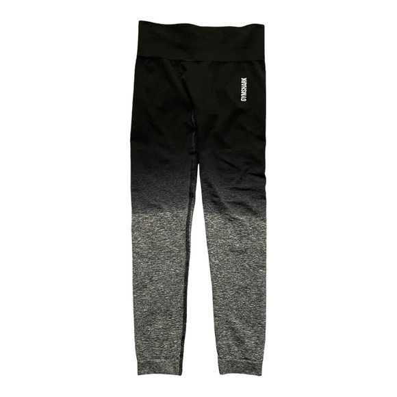 Gymshark black to gray ombre gradient leggings | Sz Small - Picture 2 of 11